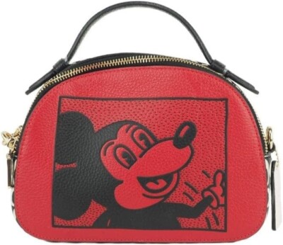 NWT NEW Coach Women's Disney Mickey Mouse X Keith Haring Serena
