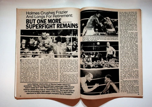 1984 March World Boxing Magazine Hagler Duran Ray Mancini Holmes Marvis Frazier - 画像7/8