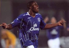 Victor Anichebe - Everton - Signed Photo - COA (29581)