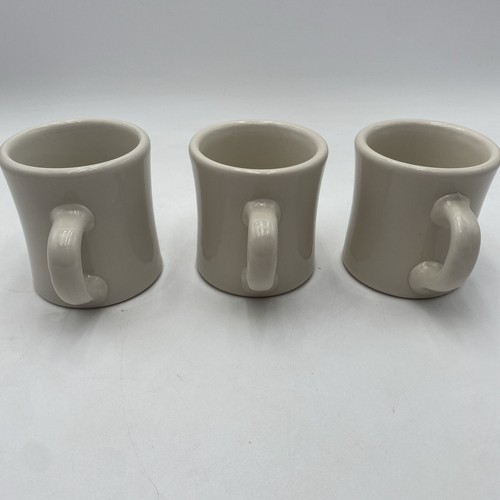 Victor Coffee Cups Heavy Restaurant Ware Diner Mug Set Of 3 1950 - Picture 3 of 9