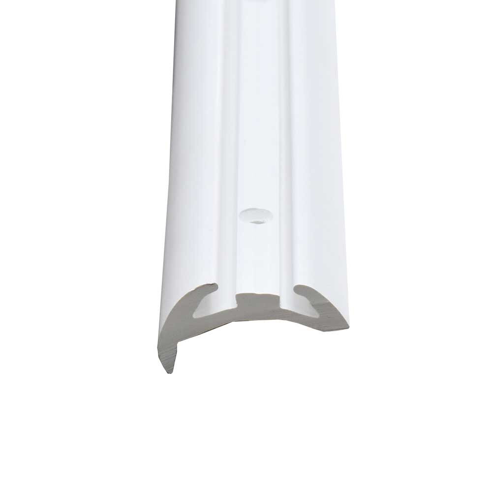 Taco Metals Boat Rub Rail V21-9677 | 2 x 1 Inch Rigid White
