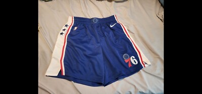 100% Authentic Philadelphia 76ers Nike NBA Authentics Game Shorts