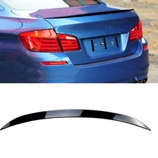 For BMW 5 Series F10 520i 525i M5 2011-2017 Gloss Black Rear Trunk Spoiler Wing