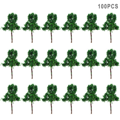 20PCS Iron Wire Model Trees 7cm Model Train Ho Scale 7027 Terrarium Miniatures 1 - Foto 14