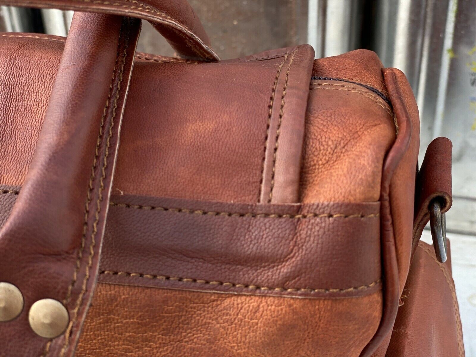 Borsa a tracolla da donna in pelle 14" tote borsetta borsetta messenger tracolla foto 4