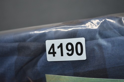 Theory Shirt Men's Large Clean Placket Shirt Flair Check Blue Button Up - Picture 8 of 8