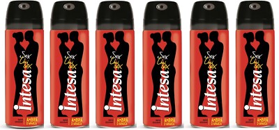 INTESA UNISEX  Deo Ambra d´arabia  6 x125ml Deodorant Spray
