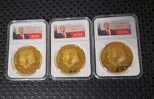 Lot Of 3 Collectible Commemorative Coins 🪙. #Z181