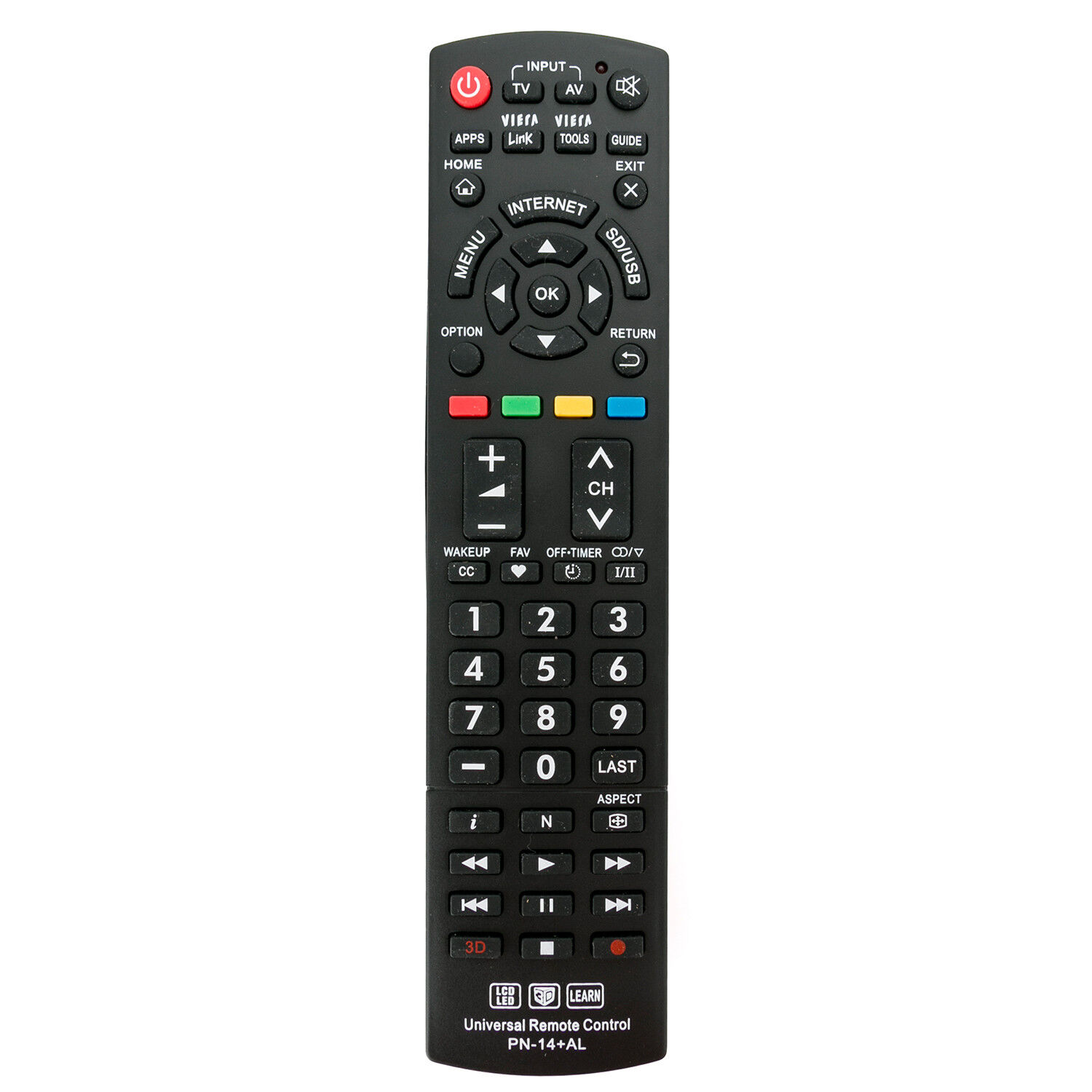 Universal Remote Control for Panasonic Plasma LED LCD HDTV 3D