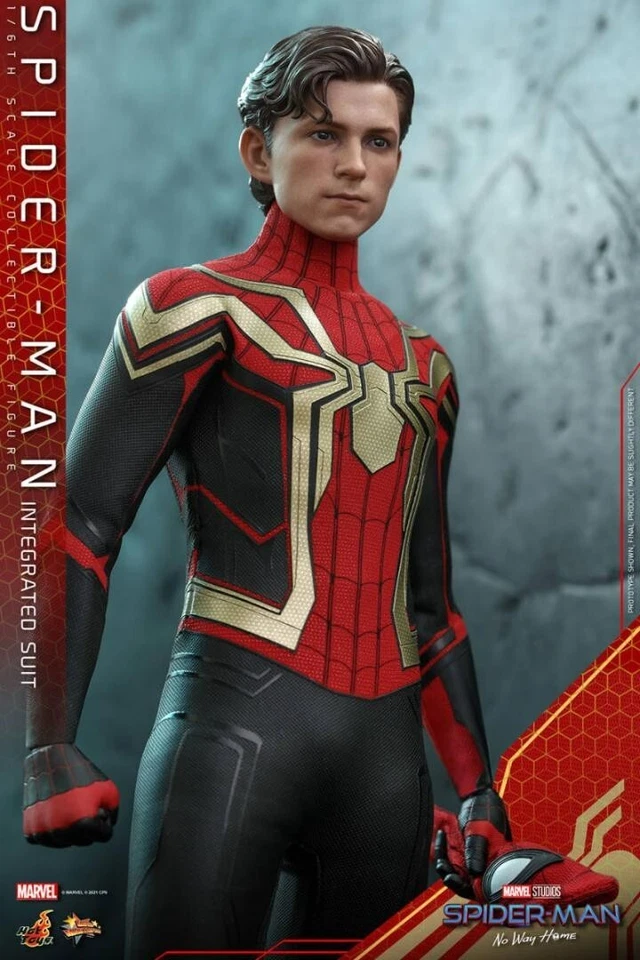 Hot Toys Marvel Spider-Man No Way Home Traje Integrado MMS623 1/6 Figura NUEVO Foto 4 de 4