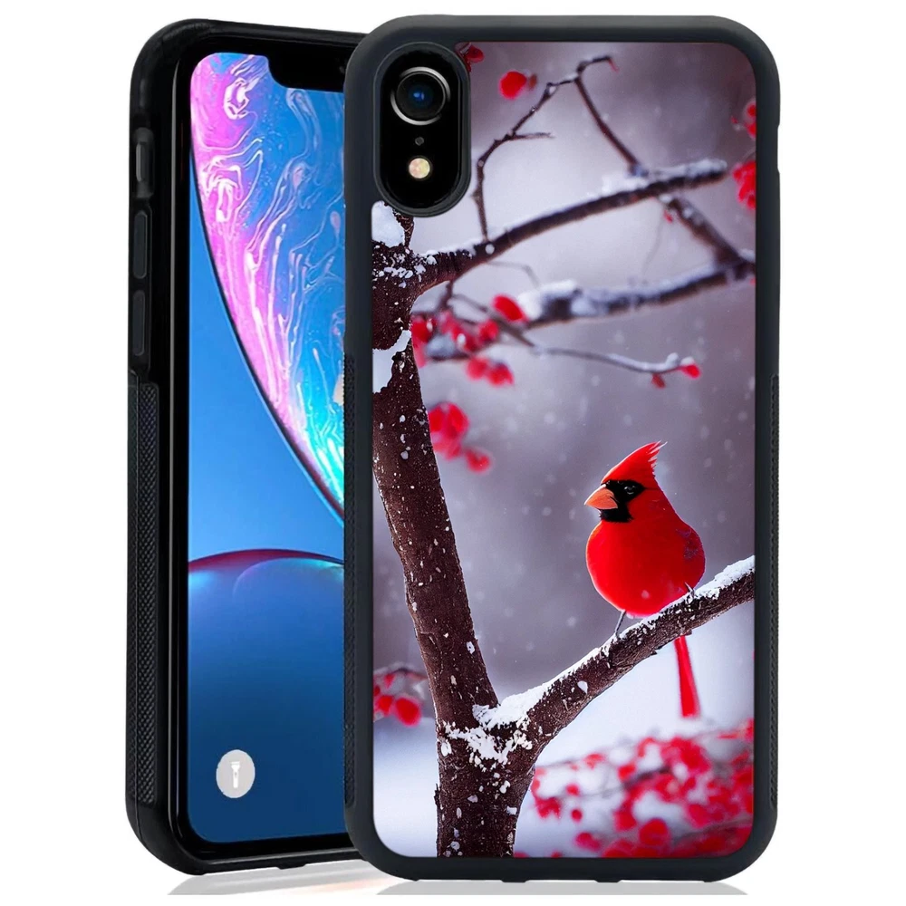Phone Case Bird Red snow branch For Google Motorola Moto Apple iPhone