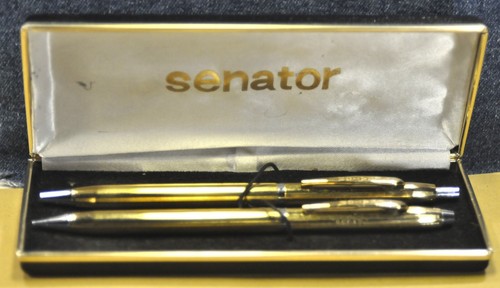"SENATOR" GP stripe Design Thin c.1978's Ballpoint pen&Mechanical pencil sets. - Picture 11 of 22