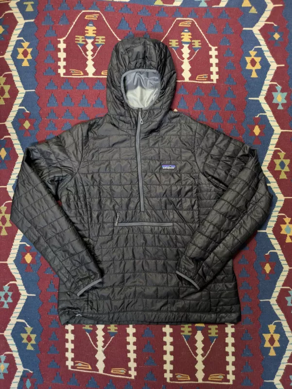 patagonia nano puff bivy pullover quilted packable hooded jacket