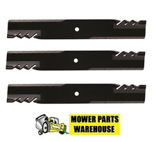 3 GATOR MULCHING BLADES FITS FERRIS 1521227 5101756 61" CUT SCAG 481708 HUSTLER