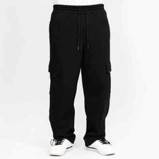 FB COUNTY MENS CARGO SWEATPANTS 5 POCKETS HEAVYWEIGHT JOGGER PANTS HIP HOP HAREM