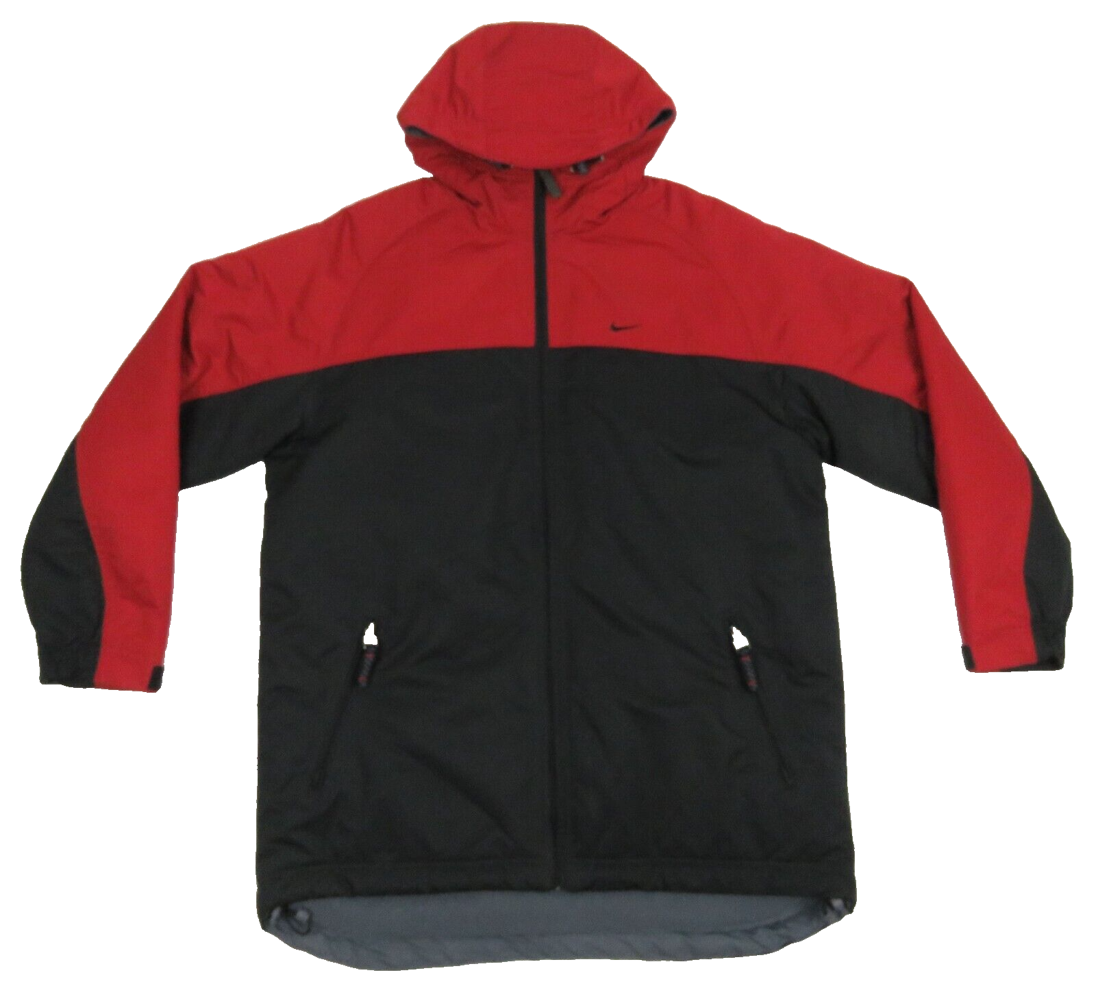 SACAI X NIKE Giacca Nike con cappuccio e zip intera foderata in pile logo Swoosh nuova senza etichette M