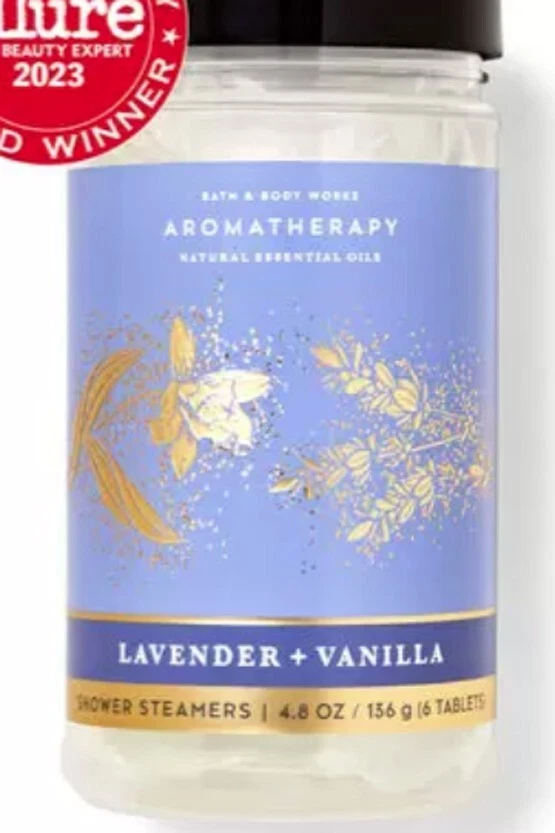 Bath & Body Works~Shower Steamers Lavender + Vanilla~  SLEEP  4.8  oz /6 ct. New - Image 2 of 2