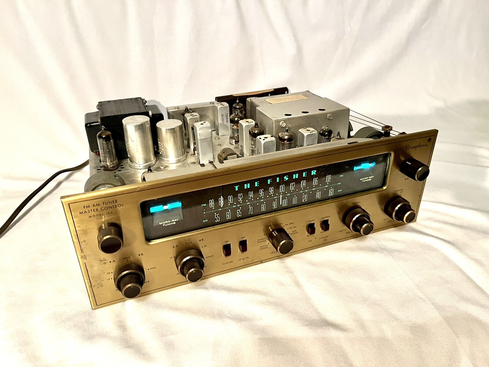 Fisher 100T Tube Preamplifier eBay