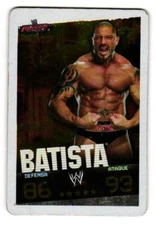 2009 Topps WWE Slam Attax Mini Sabritas RARE HTF Batista 