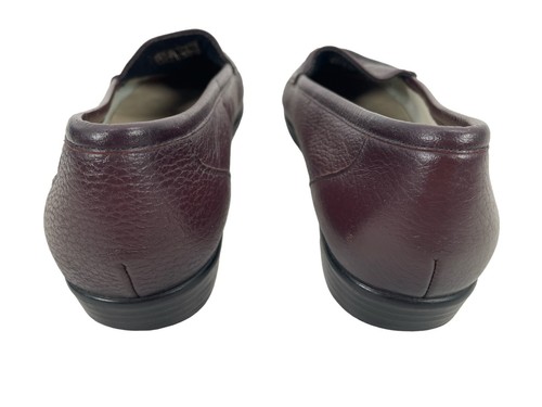 SAS Shoes Womens 11 Burgundy Maroon Tripad Comfort Slip On Moc Leather Loafers - Picture 4 of 11