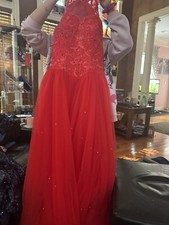 red Ball Gown size 8