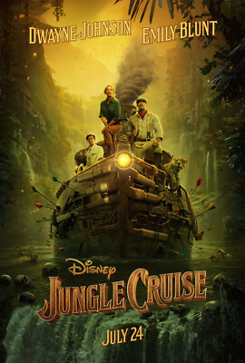 JUNGLE CRUISE 2021 Advance DS 2 Sided 27X40'' US Movie Poster D Johnson E Blunt