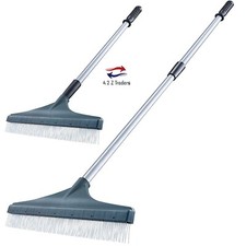 Artificial Grass Rake Garden Rake Brush Telescopic Handle Adjustable Lawn Rake