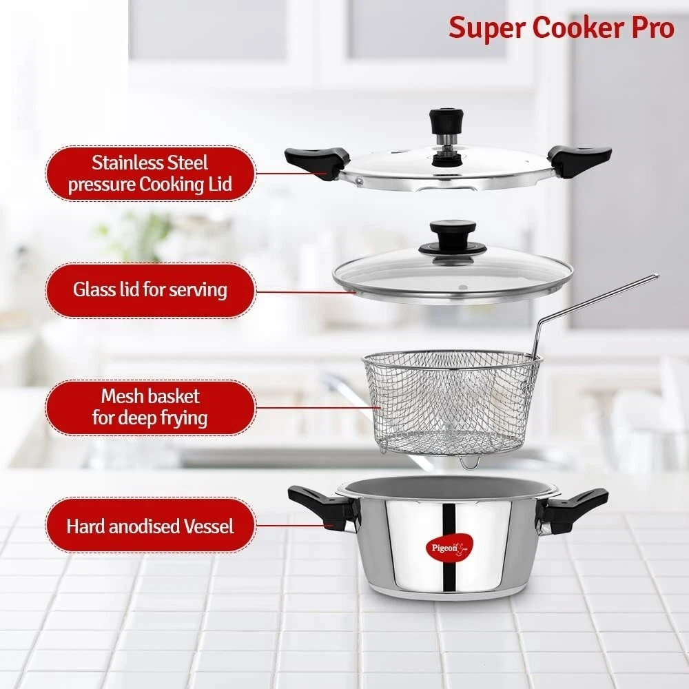 Ultra Pressure Cookers - Cooking with Stainless Steel cookware