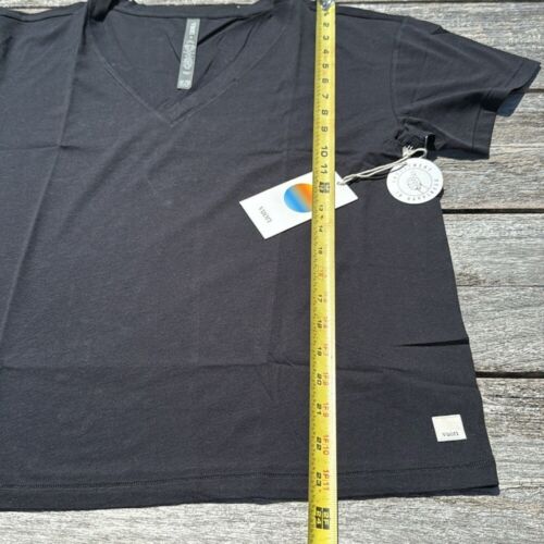 CAMISETA VUORI Sutton cuello en V negra para mujer nueva con etiquetas talla mediana - Imagen 3 de 5