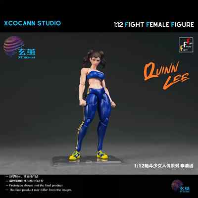 SINGAPORE GIRL フィギュア PRE-ORDER XCOCANN STUDIO 1/12 FIGHT FAMALE GIRL ACTION FIGURE