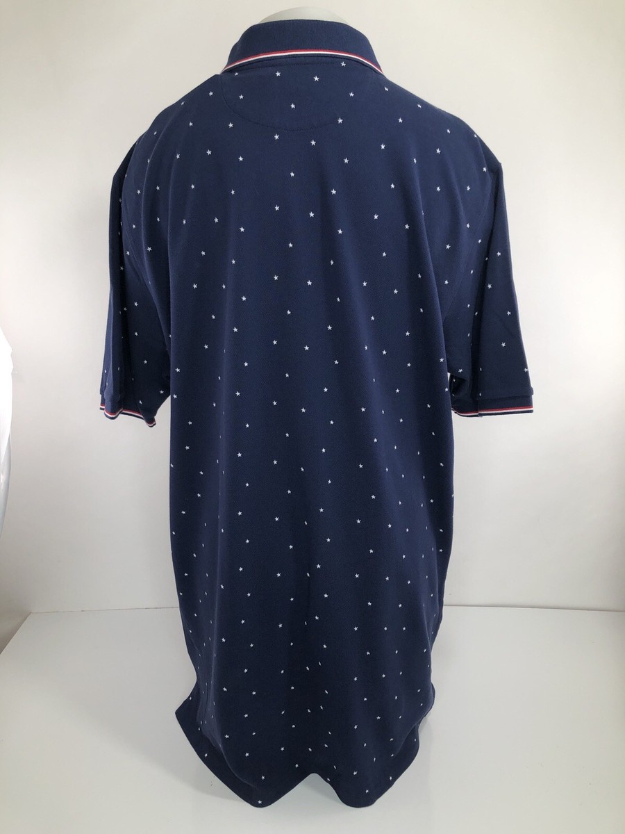 Polo by Ralph Lauren ブルーストライプ×ポニー柄　W40 RALPH LAUREN（ラルフローレン）ポロポニーストライプTシャツ