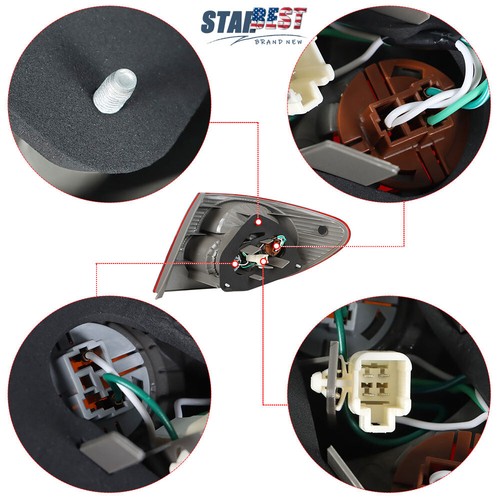 Lámparas de freno de luz trasera de calidad para conductor trasero izquierdo Toyota Corolla 2003-08 - Imagen 5 de 10