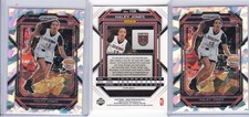(3) 2023 Prizm WNBA CRACKED ICE R/Cs #138 Haley Jones - Atlanta Dream (3)