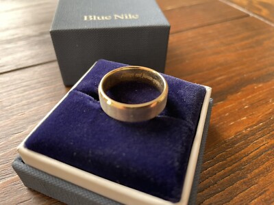 mens engraved wedding band
