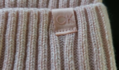 CALVIN KLEIN Ribbed Knit Beanie Hat A1KH6762 BLUSH (ONE SIZE  display picture 1