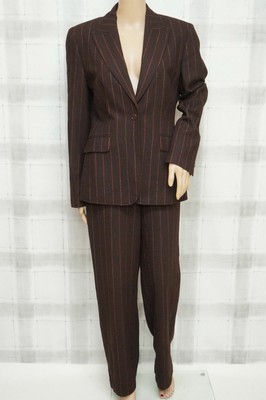 ESPRIT ☘ Damen Anzug Gr. 38/40 Blazer & Hose Braun Jackett