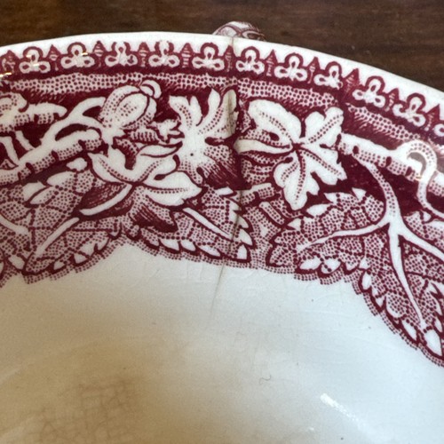 Set of 4 Vintage Mason's Vista Pink Tea Cups Transferware England *READ* - Picture 14 of 14