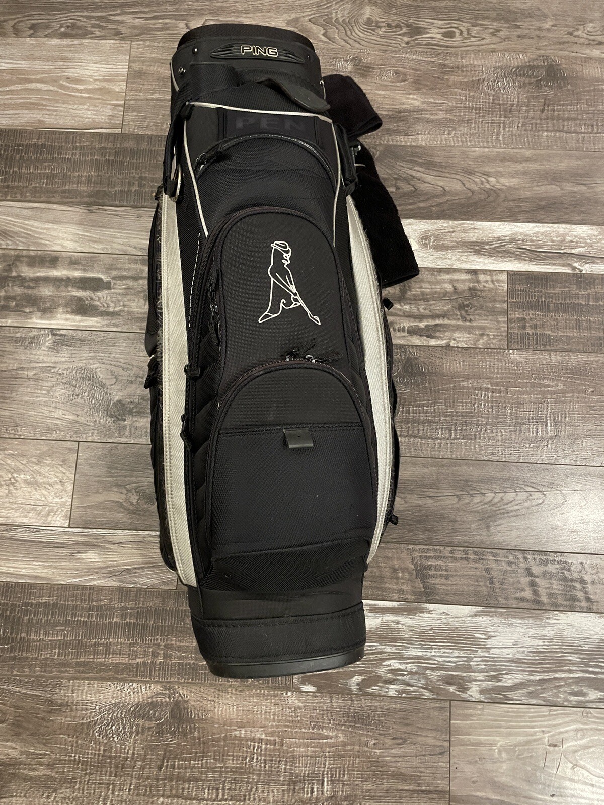 Ping Pioneer Cart Golf Bag 14 Way Divider Black Cooler Pocket All