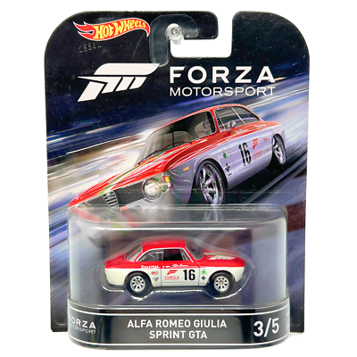 Hot Wheels Retro Entertainment Forza Alfa Romeo Giulia Sprint GTA