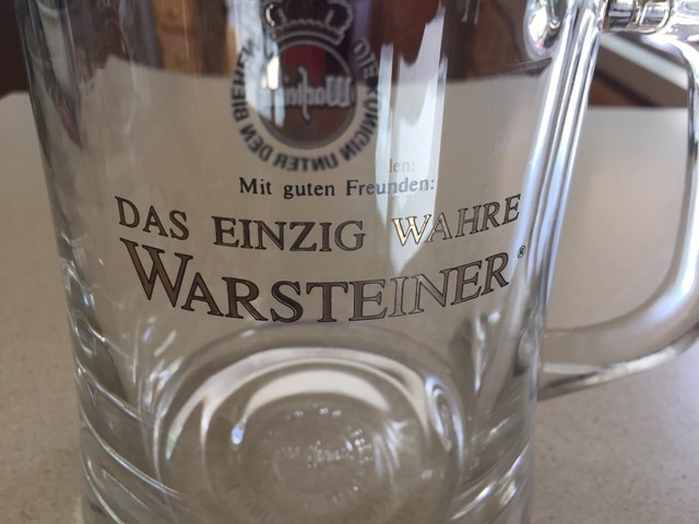 warsteiner beer stein