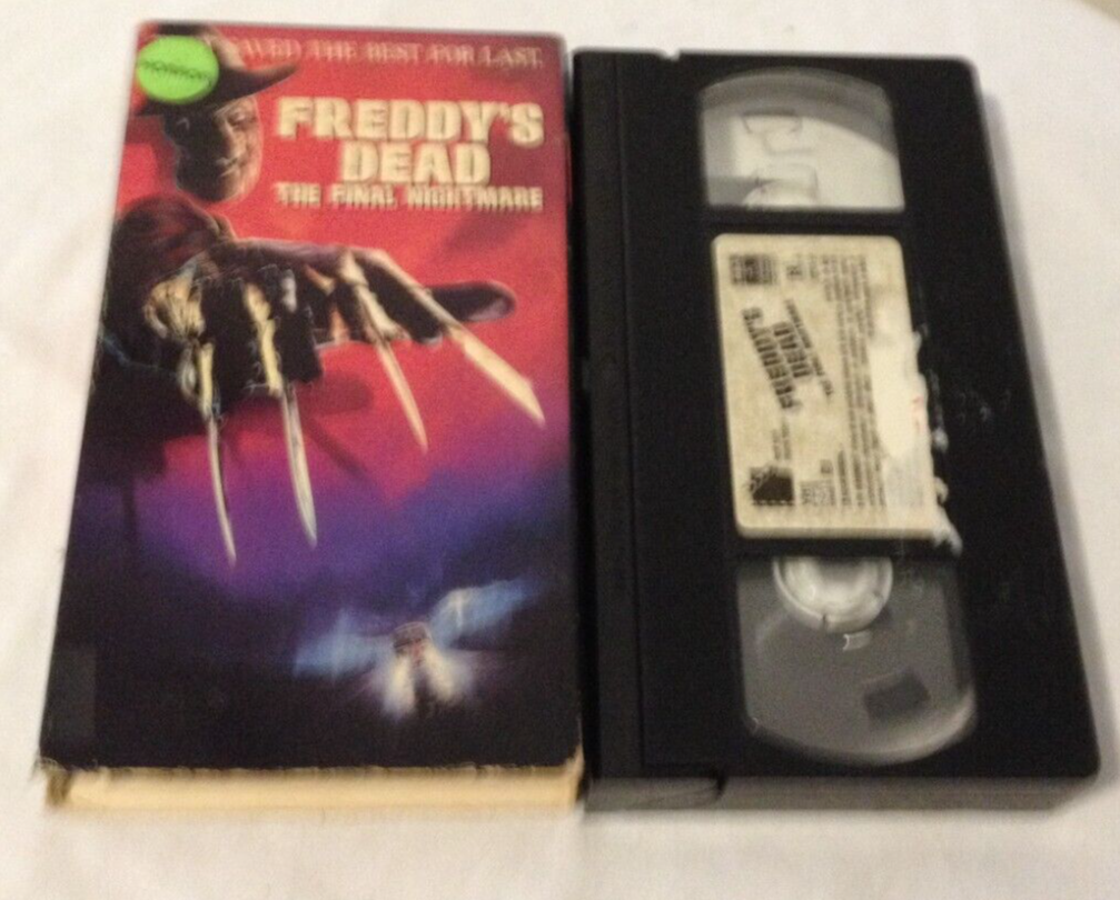 Freddys Dead The Final Nightmare 1992 VHS Tape Vintage 90s
