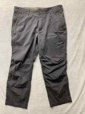 Cabelas Mens 36x30 gray Work Pants Outdoor Hiking fishing camping