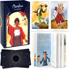 RYVE Awaken Tarot Cards with Guide Book - Modern Tarot Deck