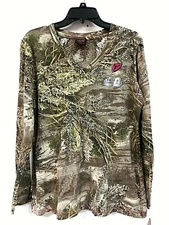 NEW $20 Scent Blocker Women's Shield Robinson T-Shirt, Realtree Max-1 Size S