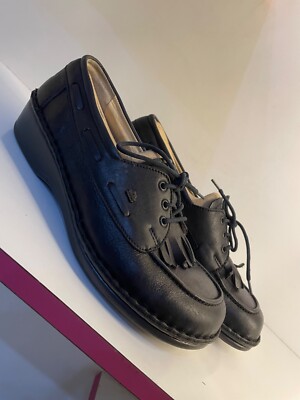 Finn Comfort Germany Leather Black Shoes - Size US8/EU39  display picture 3