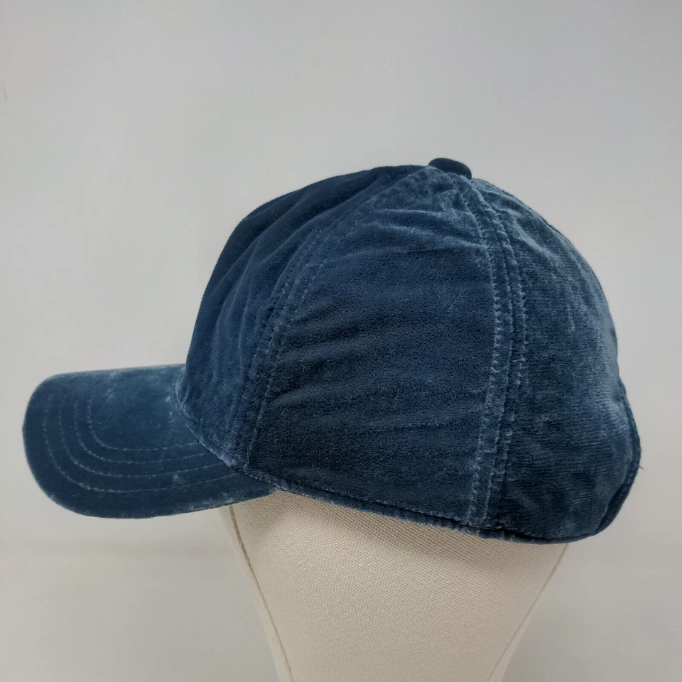 Gymboree Girl's Slideback Hat Blue Size M/L Velour Soft Polyester Blend Blank - Image 3 of 4