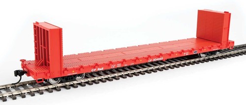 Coche de carga Walthers Mainline HO 5872 Canadian Pacific 60' mampara flatcar | Zustand: New