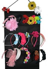 Headband / hair band holder, bow hair clip organizer for wall or door NEW
