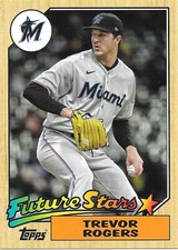  2022 Topps Series 1 TREVOR ROGERS 1987 Box Topper Oversized Future Stars
