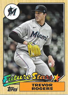 2022 Topps Series 1 TREVOR ROGERS 1987 Box Topper Oversized Future